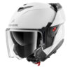 Shark OXO Blank White W05 Motorcycle Helmet - Image 4