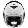 Shark OXO Blank White W05 Motorcycle Helmet - Image 6